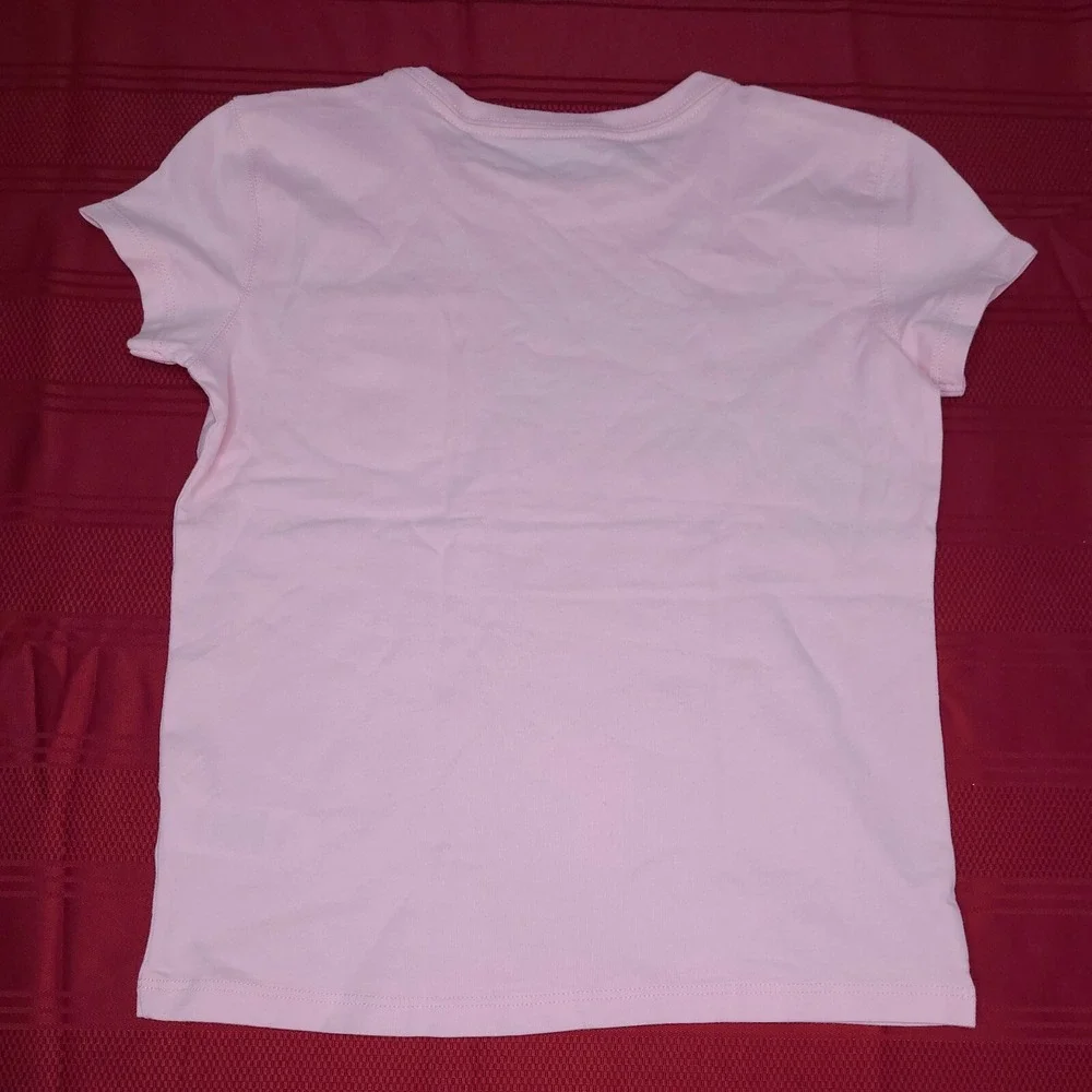 2 PK Vineyard Vines Pink TShirt Girls Sz XS(5-6) Solid Pocket Retail $29.50 Each